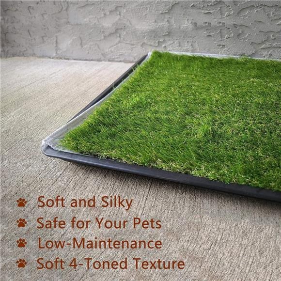 Dog Grass Large Patch Potty, Artificial Dog Grass for Pet Training (35"X22.6") - Picture 2 of 6
